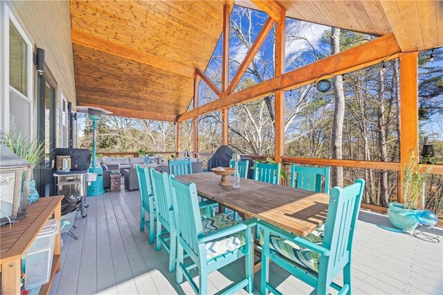 4115 Merritt Dr, Cumming, GA 30041 - view of wooden terrace
