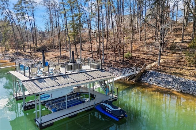 4115 Merritt Dr, Cumming, GA 30041 - dock area featuring a water view