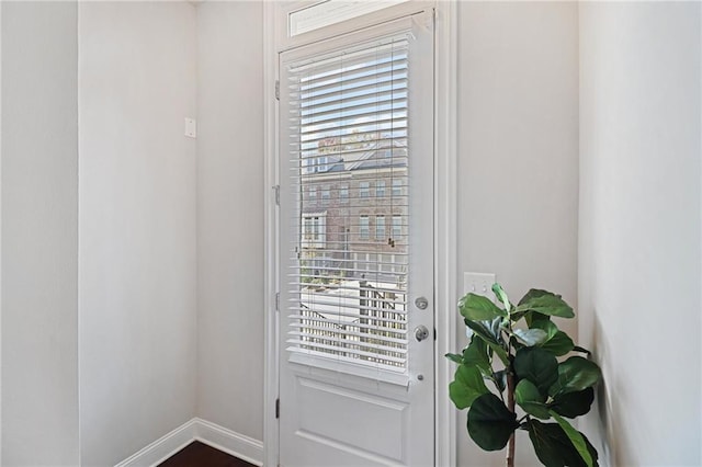 entryway with a healthy amount of sunlight