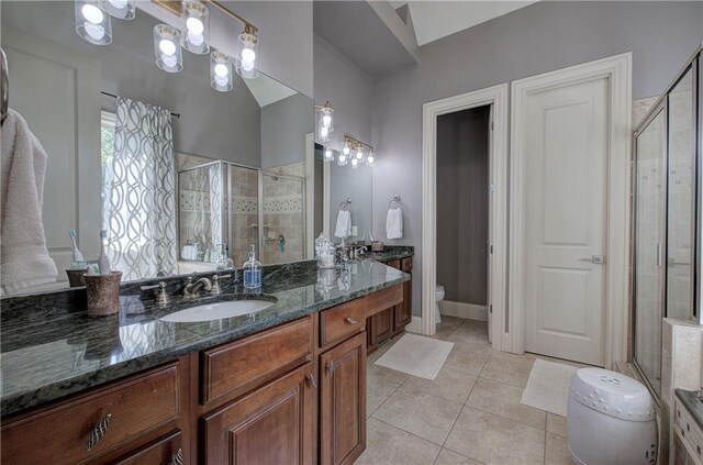 16 Cambridge Way, Cartersville, GA 30121 - full bathroom with a shower stall, vanity, and tile patterned floors