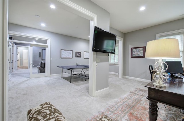 16 Cambridge Way, Cartersville, GA 30121 - office space featuring carpet, recessed lighting, and french doors