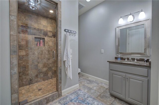 16 Cambridge Way, Cartersville, GA 30121 - bathroom with vanity and a shower stall