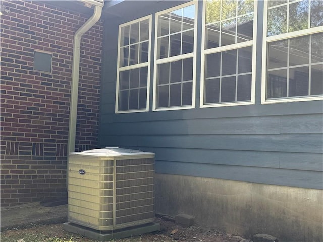 details with central AC unit