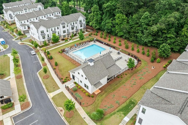 993 Harvest Park Ln, Suwanee, GA 30024 - bird's eye view of a pool