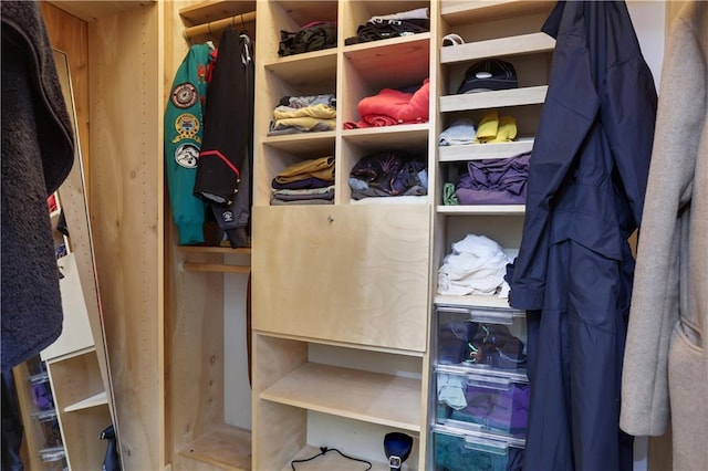 view of closet