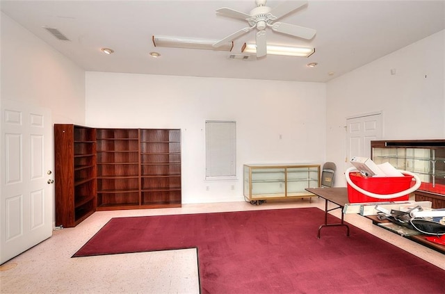 1595 Lake Lucerne Rd SW, Lilburn, GA 30047 - miscellaneous room with ceiling fan