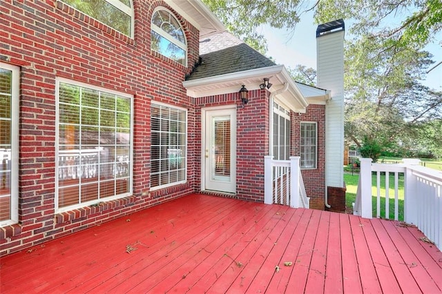 1595 Lake Lucerne Rd SW, Lilburn, GA 30047 - view of wooden deck