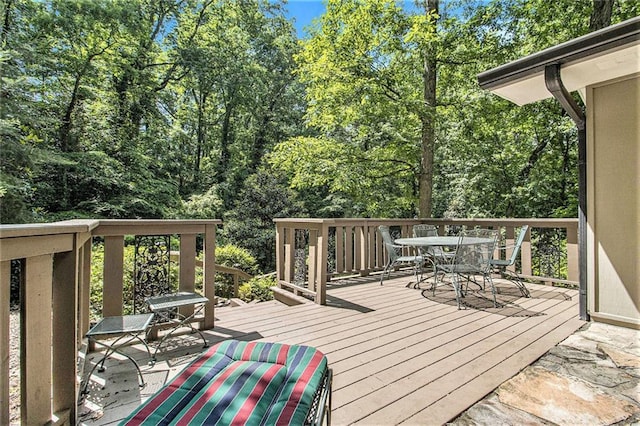 6590 Williamson Dr NE, Atlanta, GA 30328 - deck featuring outdoor dining area