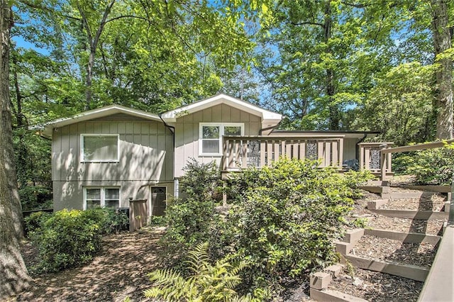 6590 Williamson Dr NE, Atlanta, GA 30328 - view of front of property with a deck