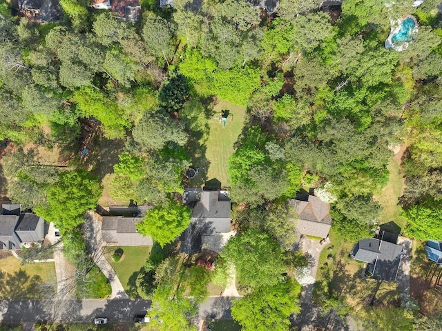aerial perspective of suburban area