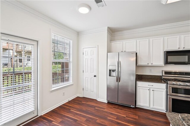 wooden deck with central AC and french doors