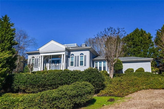 view of front of property