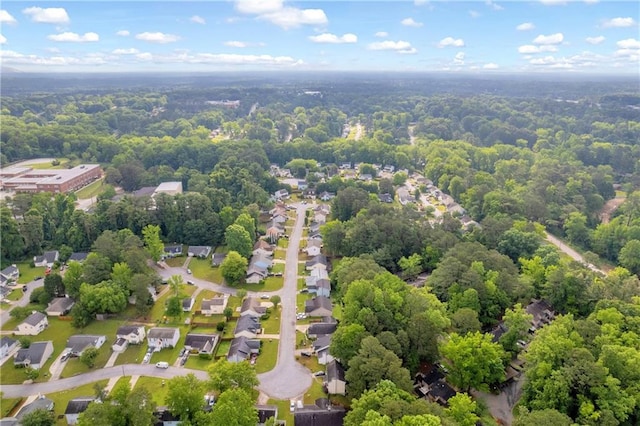 1645 Cobbs Creek Ln, Decatur, GA 30032 - aerial perspective of suburban area featuring a forest