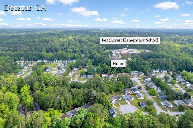 1645 Cobbs Creek Ln, Decatur, GA 30032 - view of property location with a forest