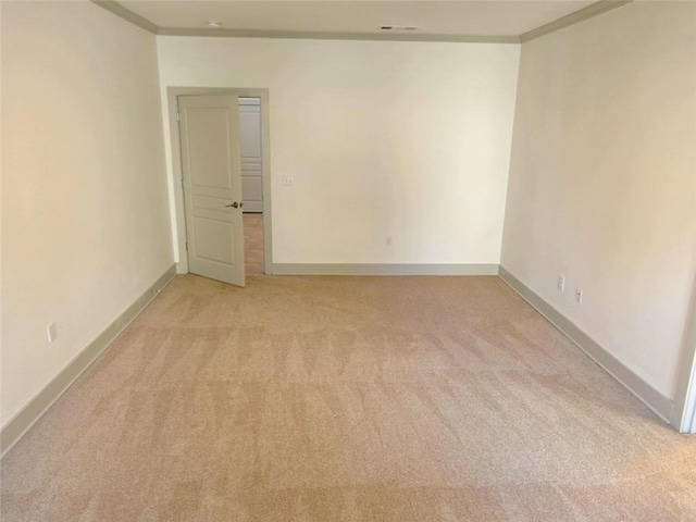 4590 River Stone Trl, Douglasville, GA 30135 - unfurnished room with ornamental molding, light carpet, and baseboards