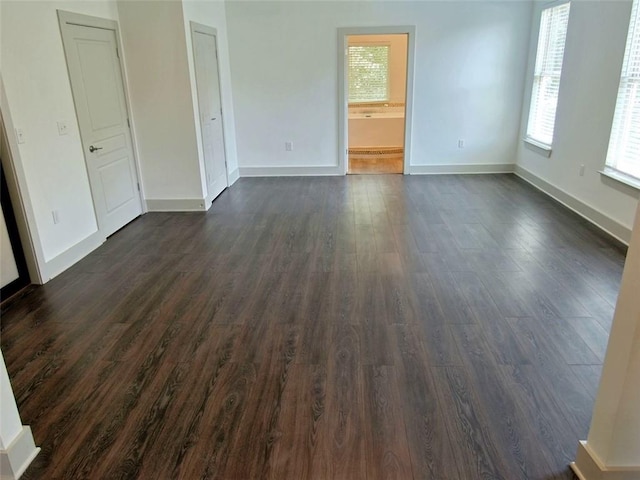 4590 River Stone Trl, Douglasville, GA 30135 - unfurnished room featuring dark wood-style flooring and baseboards