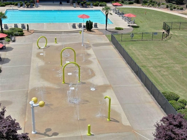 4590 River Stone Trl, Douglasville, GA 30135 - community pool with a patio area