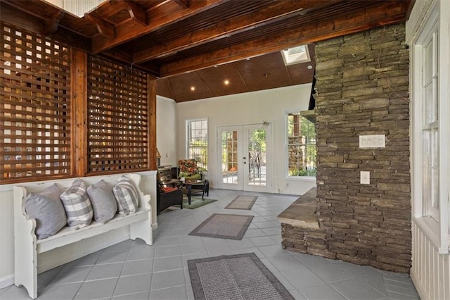 263 Mountainview Cir, Canton, GA 30115 - lobby with wood ceiling