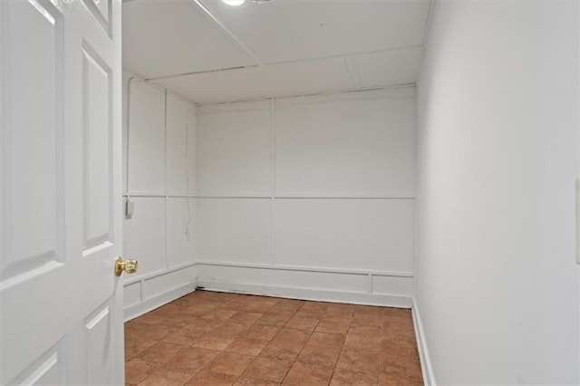 263 Mountainview Cir, Canton, GA 30115 - spare room with a drop ceiling and baseboards