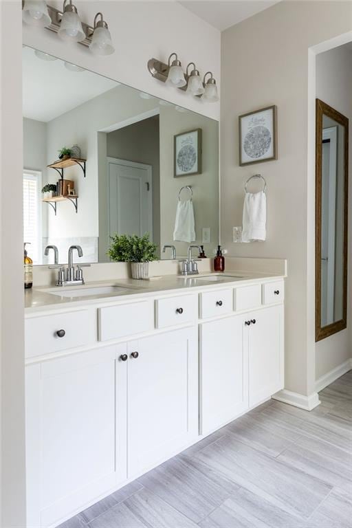 2099 Lakeview Bend Way, Buford, GA 30519 - bathroom with double vanity