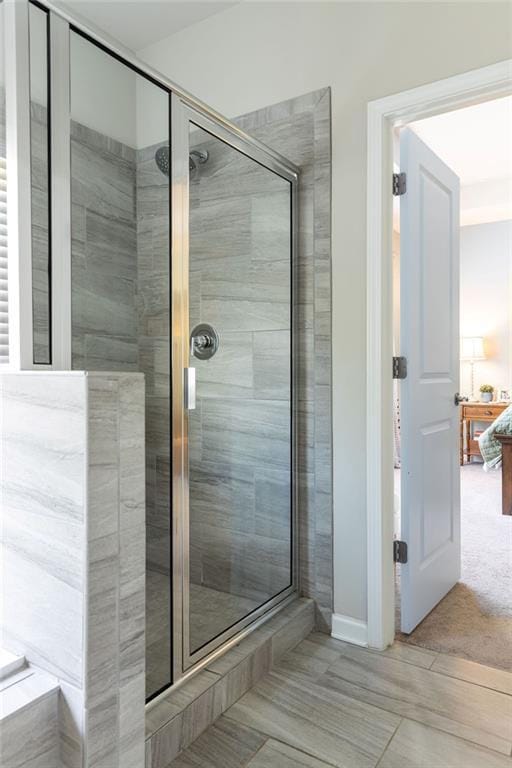 2099 Lakeview Bend Way, Buford, GA 30519 - full bathroom with a shower stall