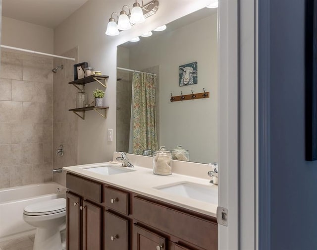 2099 Lakeview Bend Way, Buford, GA 30519 - full bath featuring double vanity and shower / tub combo