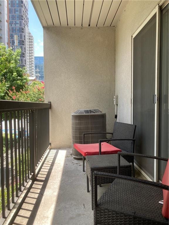 1075 Peachtree Walk Unit A205, Atlanta, GA 30309 - balcony with a view of city