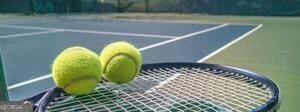 view of tennis court