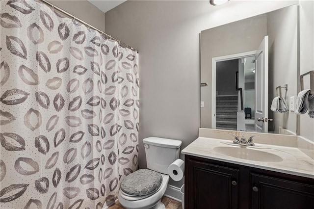 4850 Wilshire Xing, Cumming, GA 30040 - full bath featuring toilet, vanity, and curtained shower