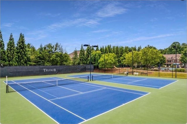 4850 Wilshire Xing, Cumming, GA 30040 - view of tennis court featuring fence and community basketball court