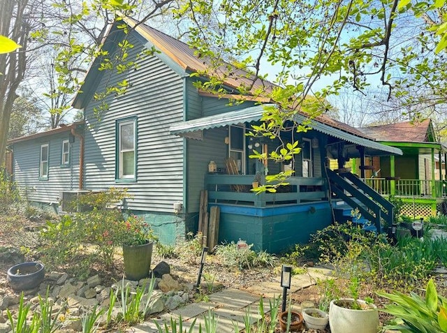 view of property exterior