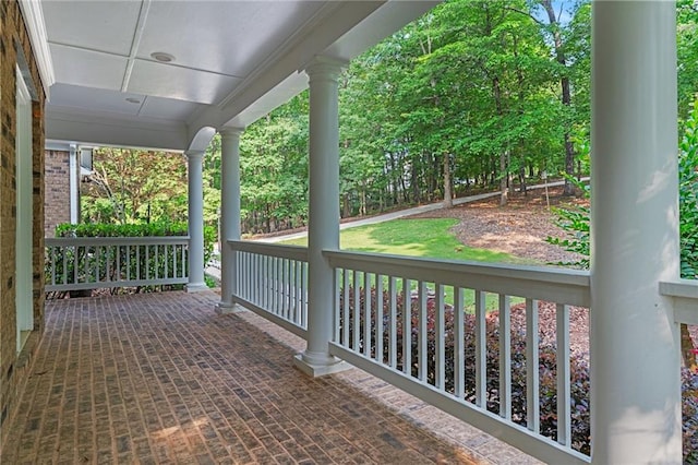 168 Eagle Pointe Dr, Dahlonega, GA 30533 - view of covered porch