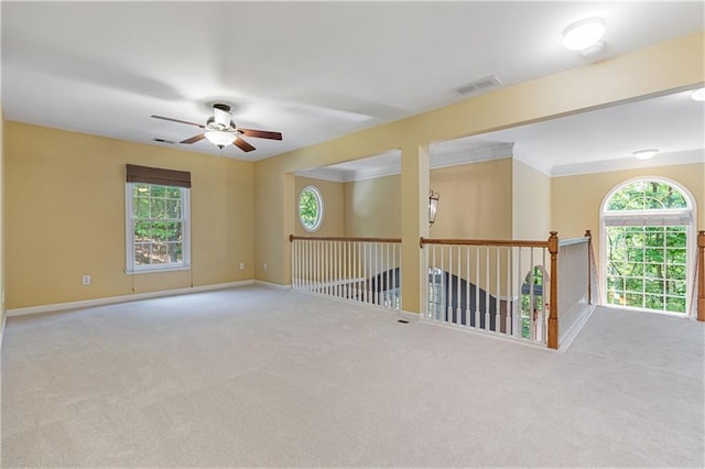 168 Eagle Pointe Dr, Dahlonega, GA 30533 - carpeted spare room featuring ceiling fan and baseboards
