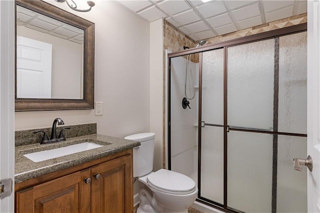 168 Eagle Pointe Dr, Dahlonega, GA 30533 - full bath featuring toilet, vanity, and a stall shower