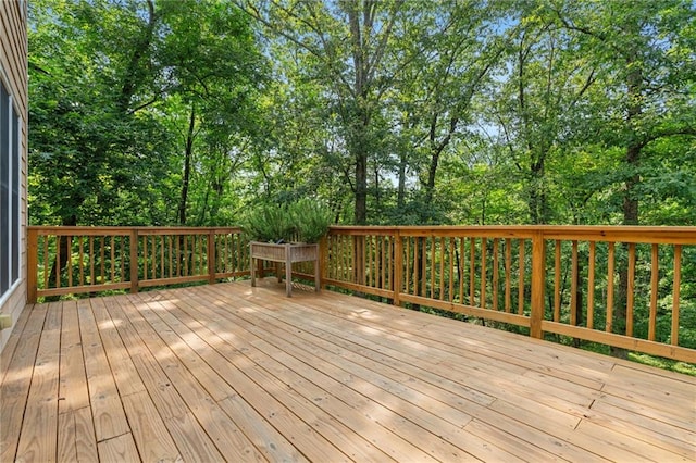 168 Eagle Pointe Dr, Dahlonega, GA 30533 - wooden deck with view of scattered trees