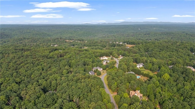 168 Eagle Pointe Dr, Dahlonega, GA 30533 - aerial view of property and surrounding area with a heavily wooded area