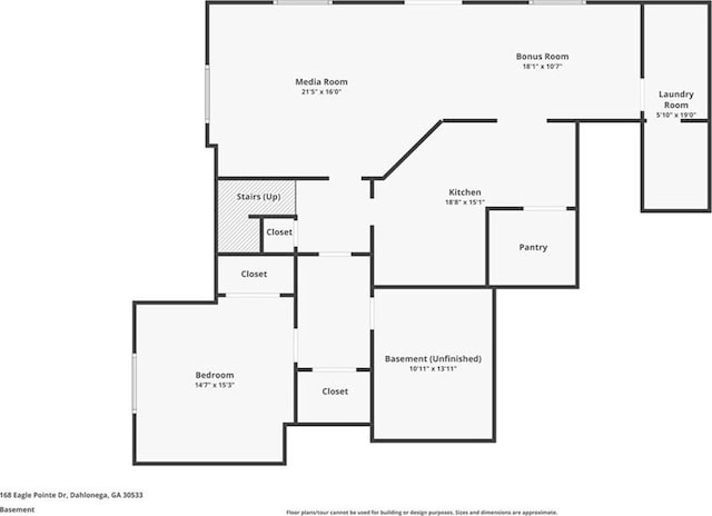 168 Eagle Pointe Dr, Dahlonega, GA 30533 - room layout