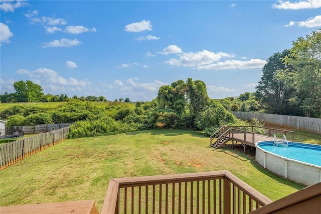 630 River Mill Rd, Bethlehem, GA 30620 - view of yard with a wooden deck