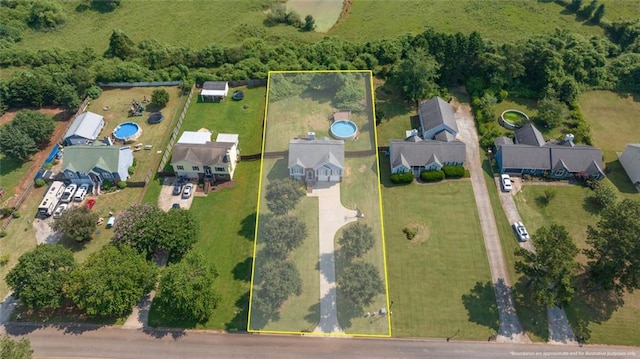 630 River Mill Rd, Bethlehem, GA 30620 - aerial view of property's location with property boundaries highlighted and nearby suburban area