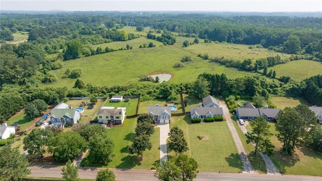 630 River Mill Rd, Bethlehem, GA 30620 - aerial view of property and surrounding area with nearby suburban area