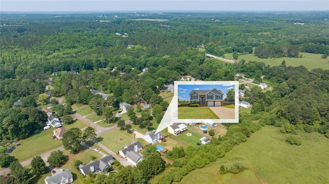 630 River Mill Rd, Bethlehem, GA 30620 - aerial view of a heavily wooded area