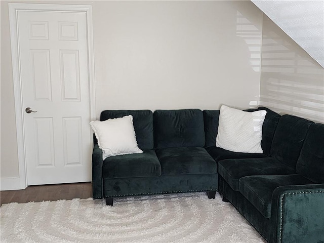 living room featuring wood finished floors