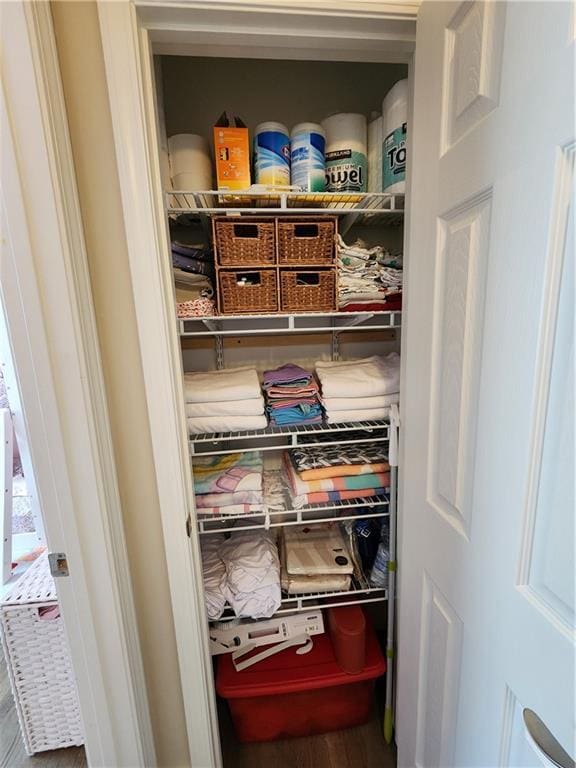 view of closet