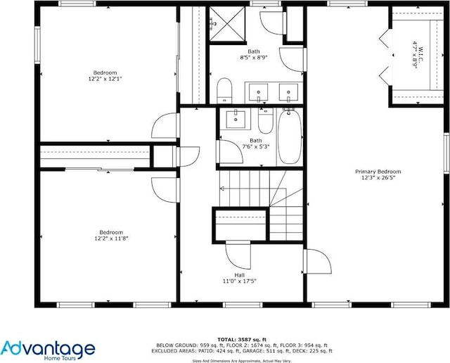 3287 Alton Rd, Atlanta, GA 30341 - property floor plan