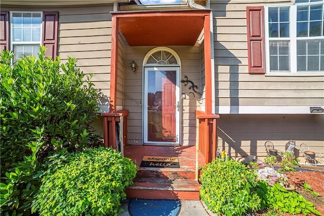 view of entrance to property