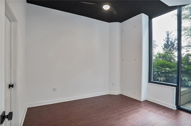 855 Peachtree St NE Unit 1108, Atlanta, GA 30308 - empty room with wood finished floors and baseboards