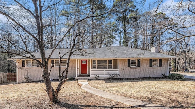 view of ranch-style house