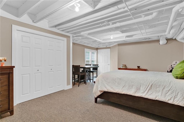 1313 Fallsbrook Ter NW, Acworth, GA 30101 - carpeted bedroom featuring a closet