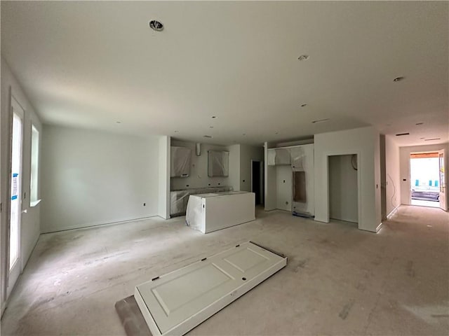 view of unfurnished living room