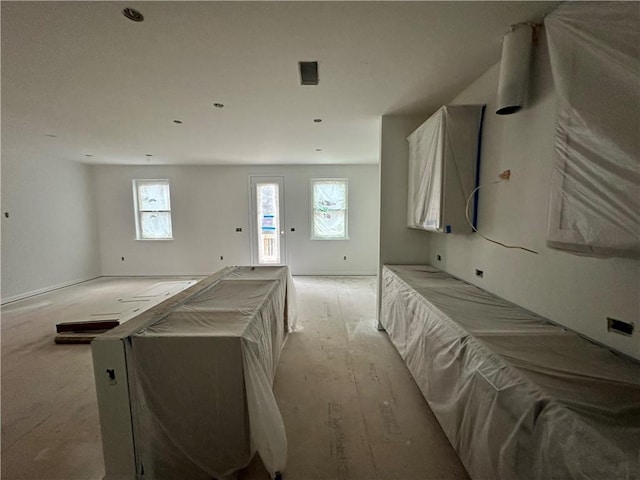 kitchen with light hardwood / wood-style floors